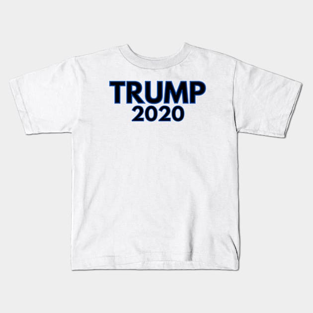 DONALD TRUMP 2020 Kids T-Shirt by Rebelion